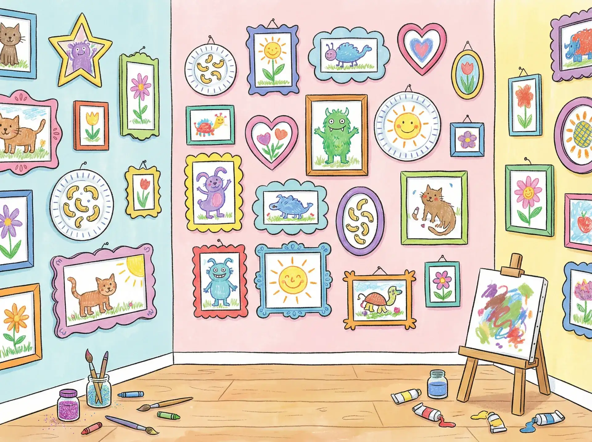 小朋友的彩色画作 - 在线观看国产囯内视频 创意展示